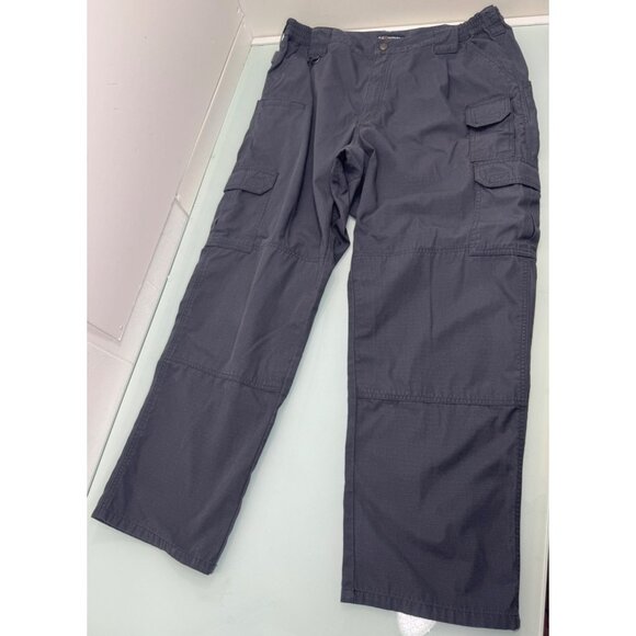 511 Tactical Cargo Pants Men 40X31 Ripstop Utility Gray Elastic Waist Workwear